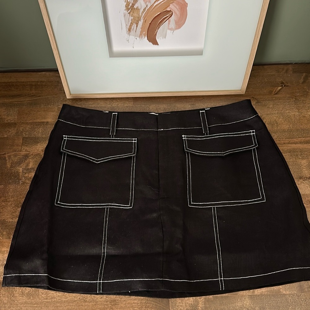Dissh Dimitra Linen Cargo Skort